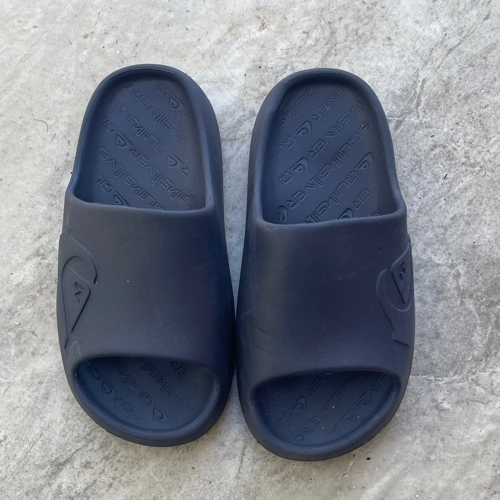 Quiksilver Kids Navy Slide Sandals